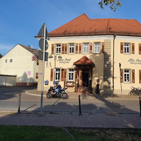 Gasthof Alte Post Oberhausen-Rheinhausen Buitenkant foto
